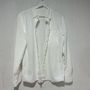 Lululemon button down white shirt size M/L